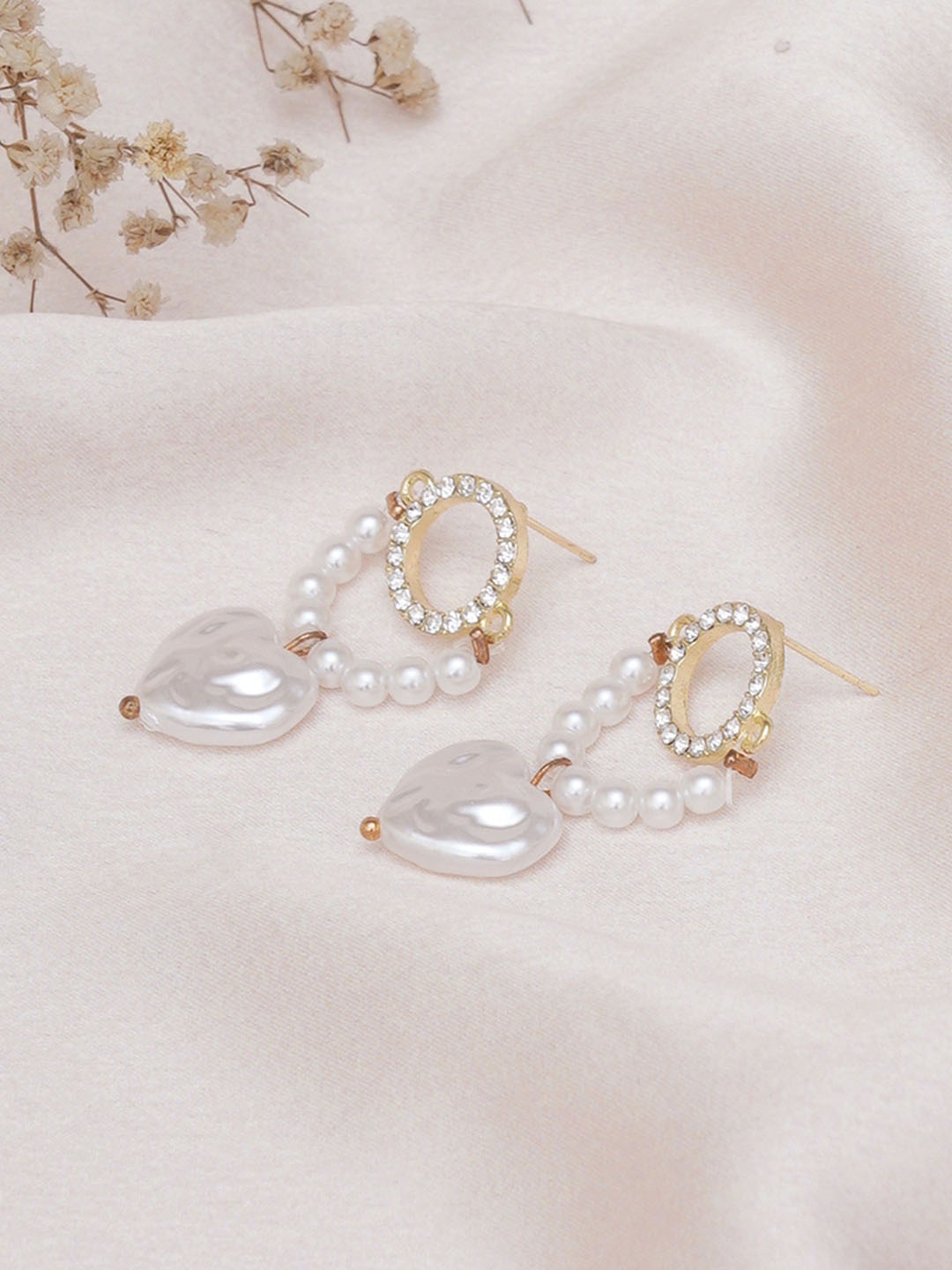 

Klissaa Gold-Plated Contemporary Hoop Earrings