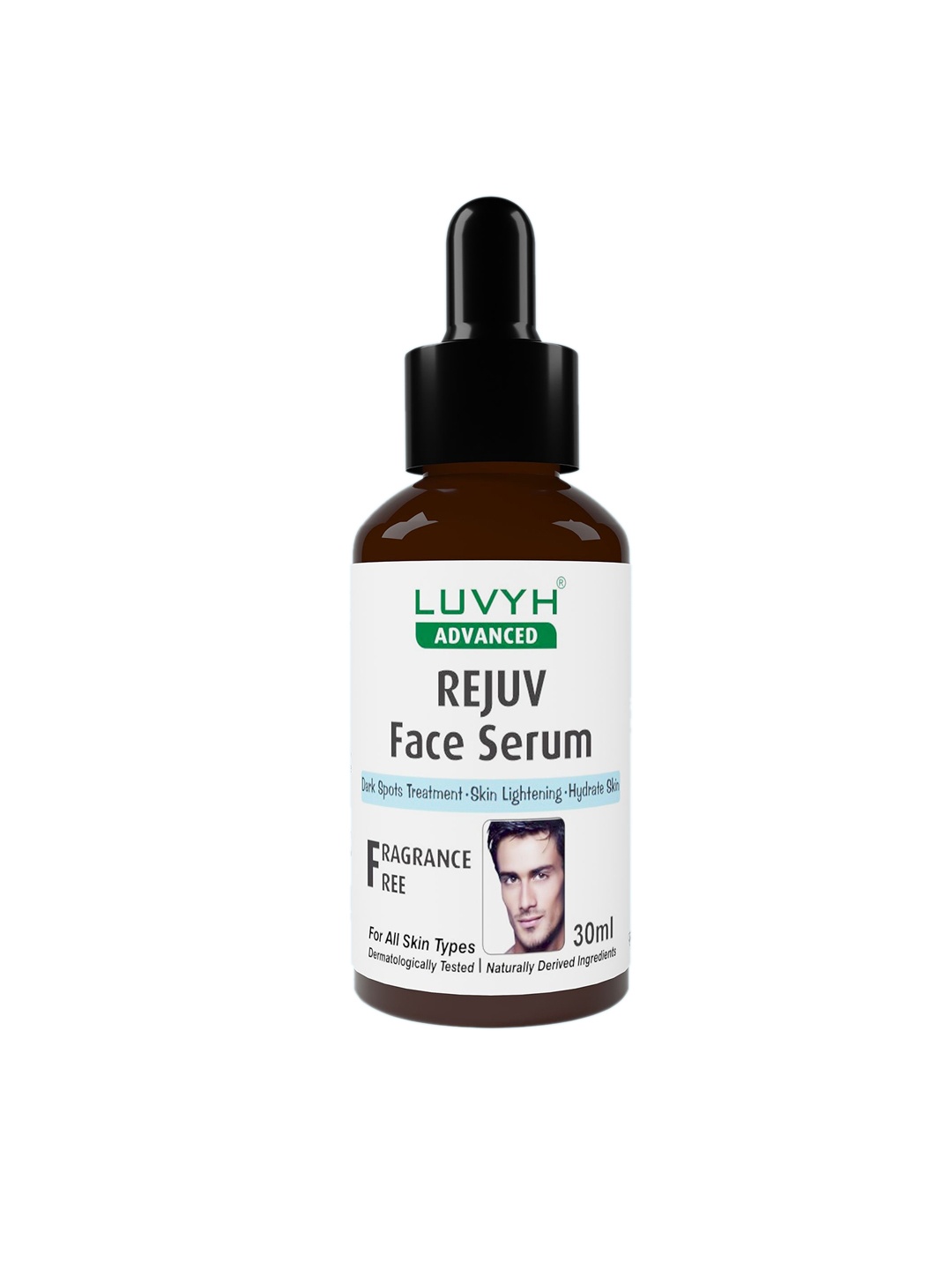 

LUVYH Rejuv Fragrance Free Face Serum - 30 ml, White