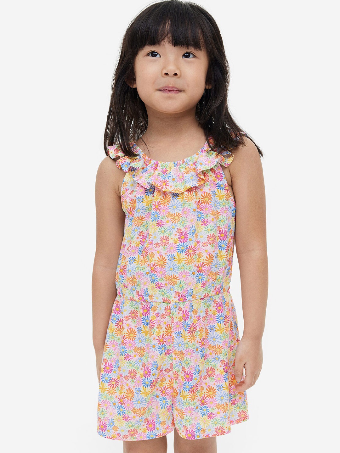 

H&M Girls Patterned Playsuits, Pink
