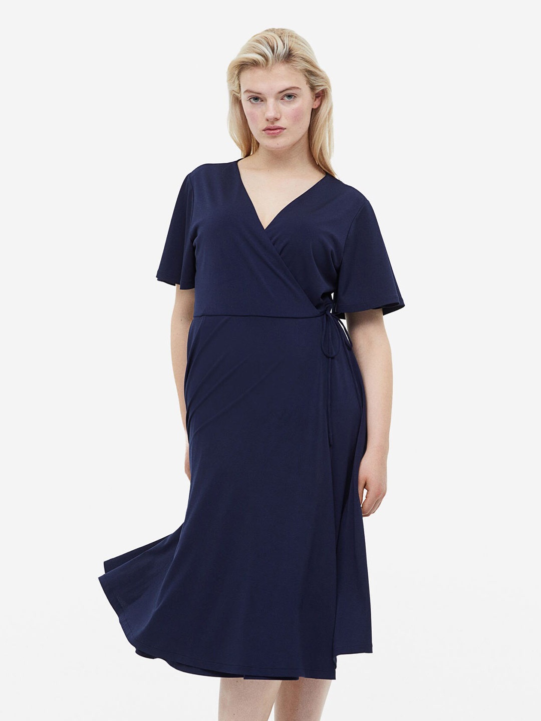 

H&M Jersey Wrap Dress, Blue