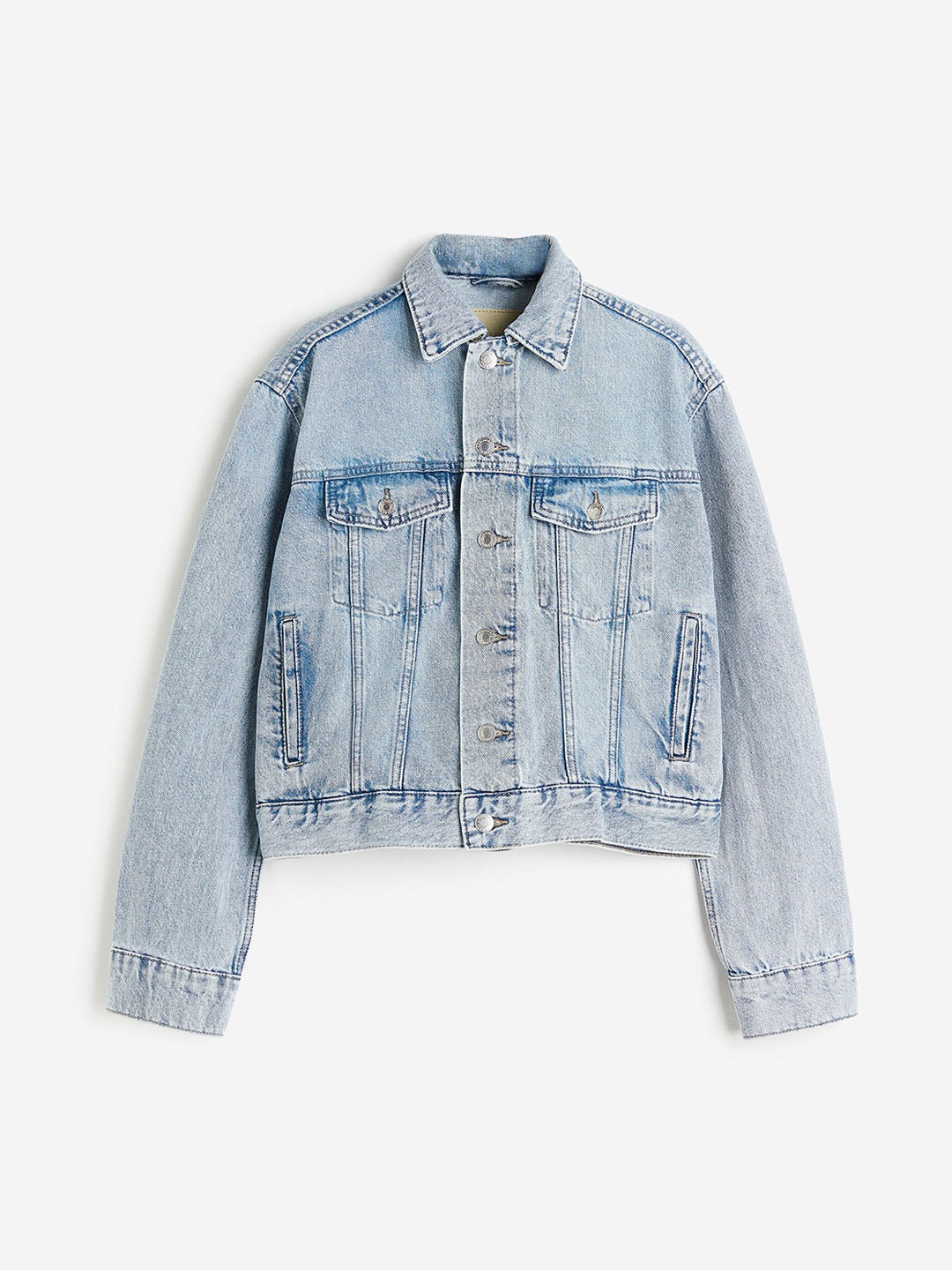 

H&M Women Short Denim Jacket, Blue