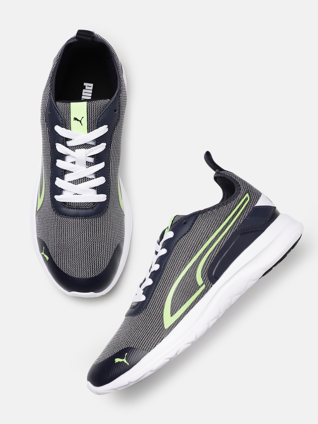 

Puma Men Textured Unleash IMEVA Regular Sneakers, White