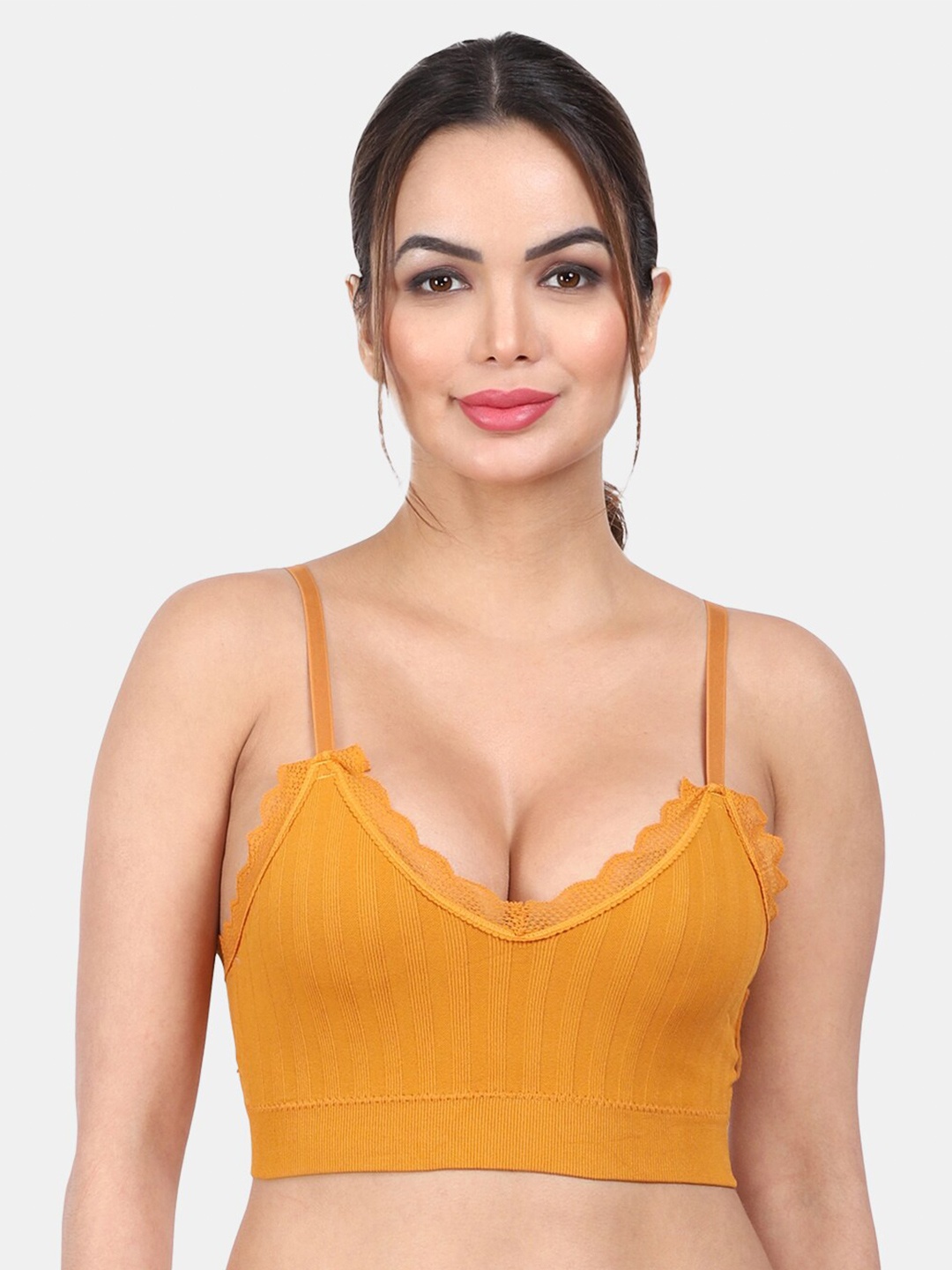 

Amour Secret Anti-Odour Full Coverage Lightly Padded Workout Sport Bra, Orange