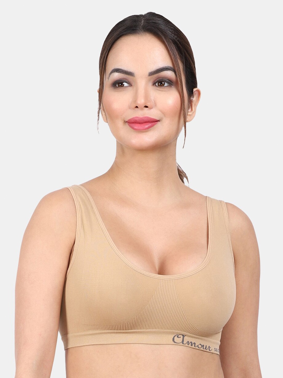 

Amour Secret Full Coverage Non-Padded Everyday Bra, Beige