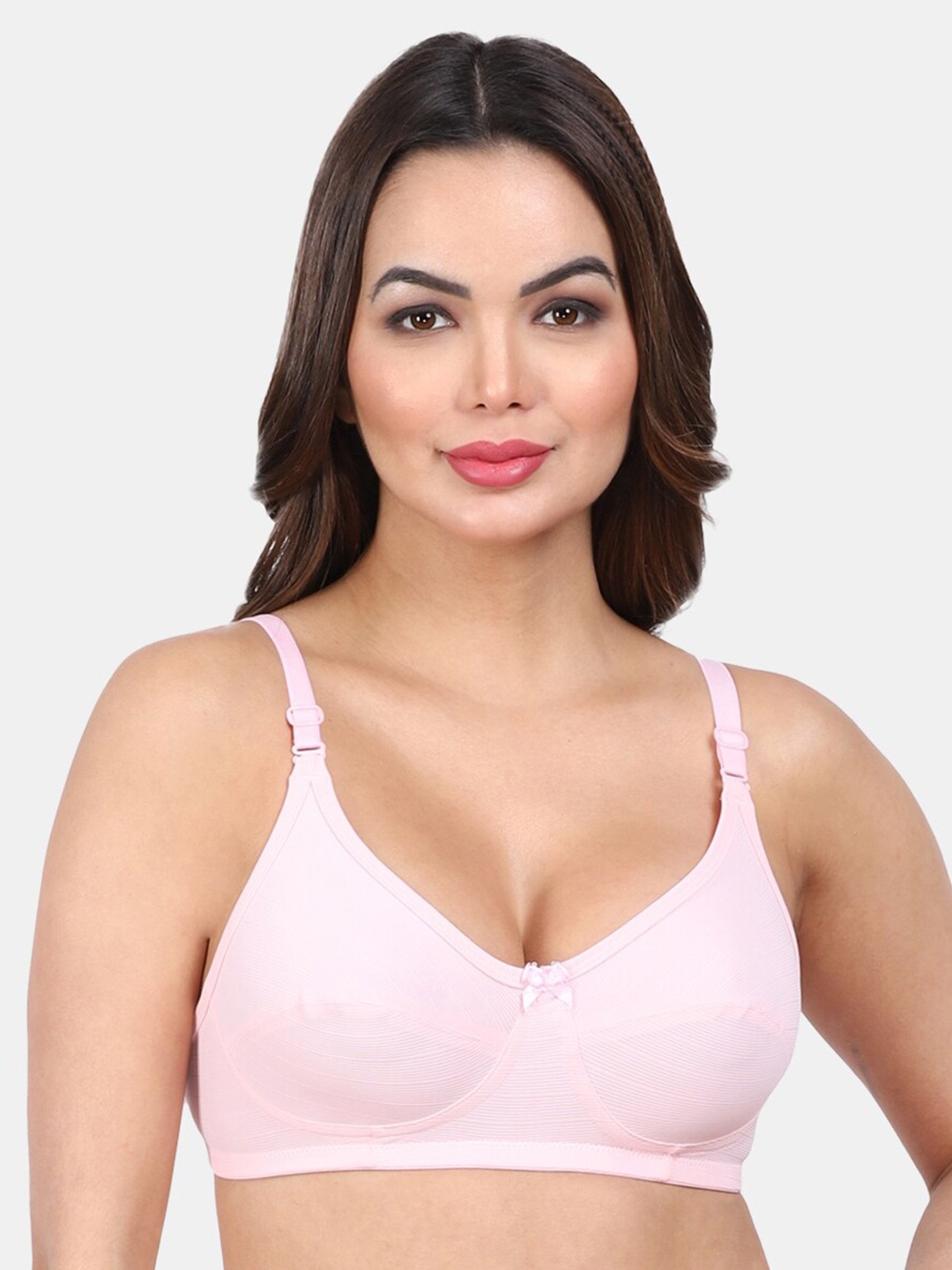 

Amour Secret Non Padded Full Coverage All Day Comfort Everyday Bra, Pink