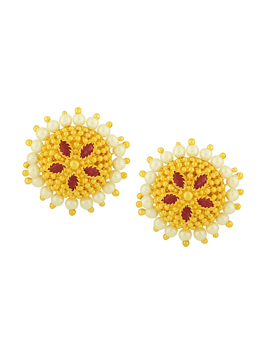 

Alamod Gold-Plated Classic Studs Earrings, Yellow
