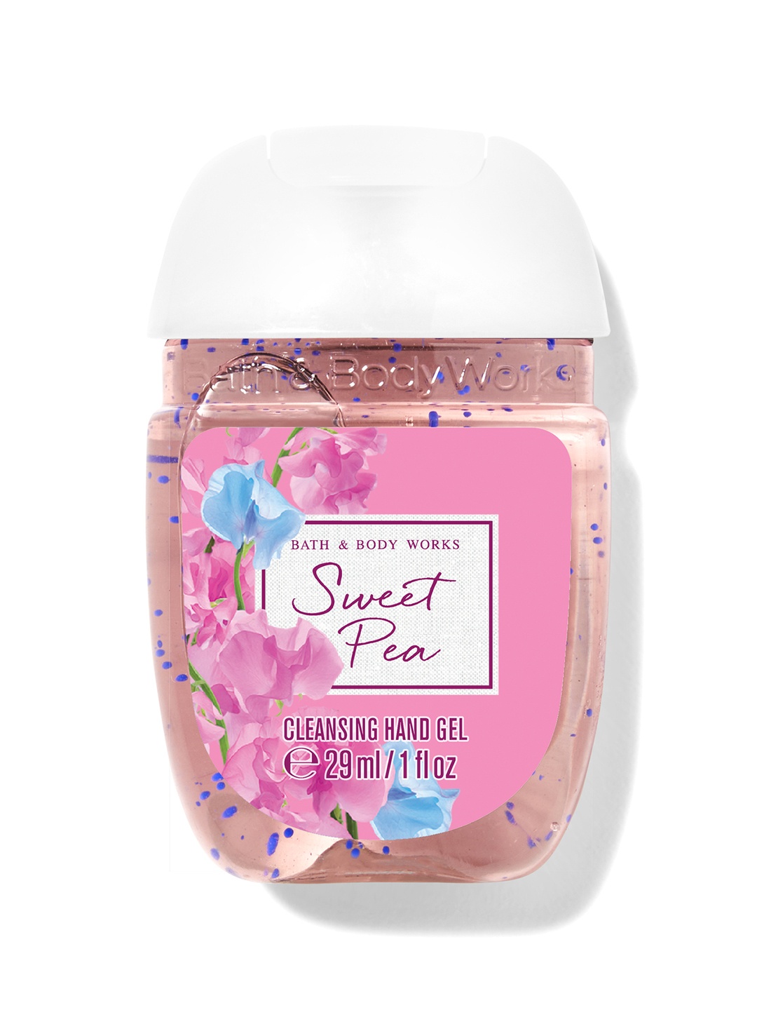 

Bath & Body Works Sweet Pea PocketBac Cleansing Hand Sanitizer Gel - 29ml, Pink