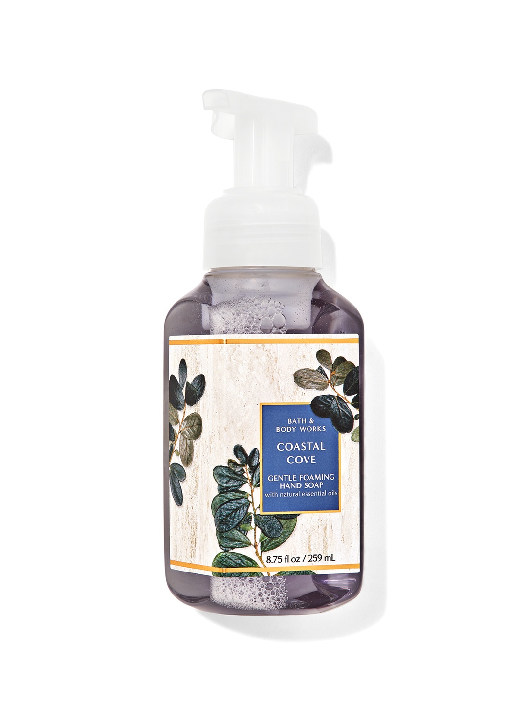 

Bath & Body Works Coastal Cove Gentle Foaming Hand Soap with Essential Oils - 259ml, Off white