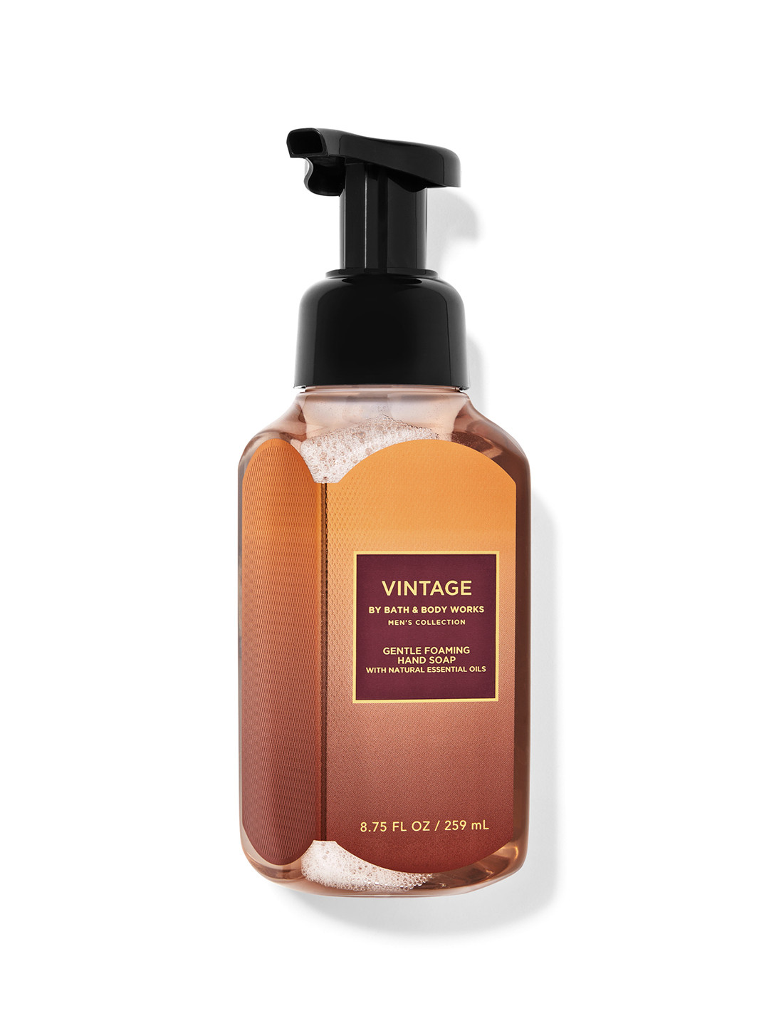 

Bath & Body Works Mens Collection Vintage Gentle Foaming Hand Soap - 259ml, Orange