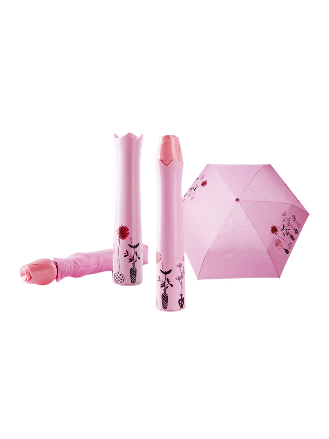 

ZURU BUNCH Set Of 3 Printed 2-Fold Umbrella, Pink