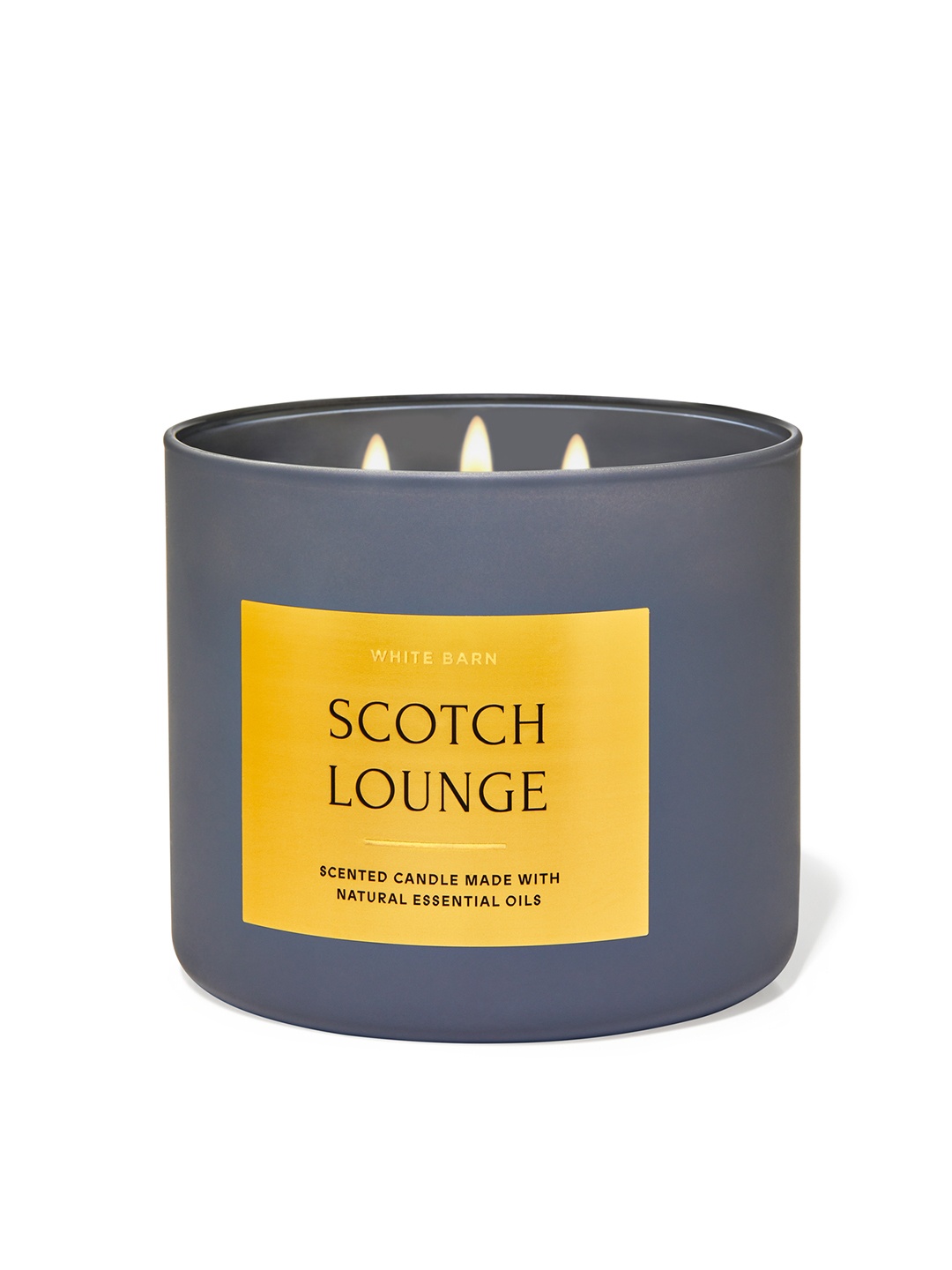 

Bath & Body Works Scotch Lounge 3-Wick Candle - 411 g, Grey