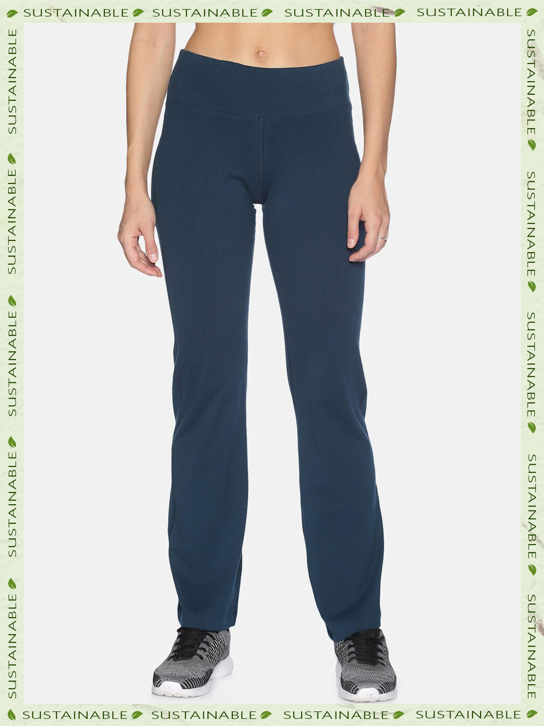

HERE&NOW Women Relaxed High-Rise Trousers, Navy blue