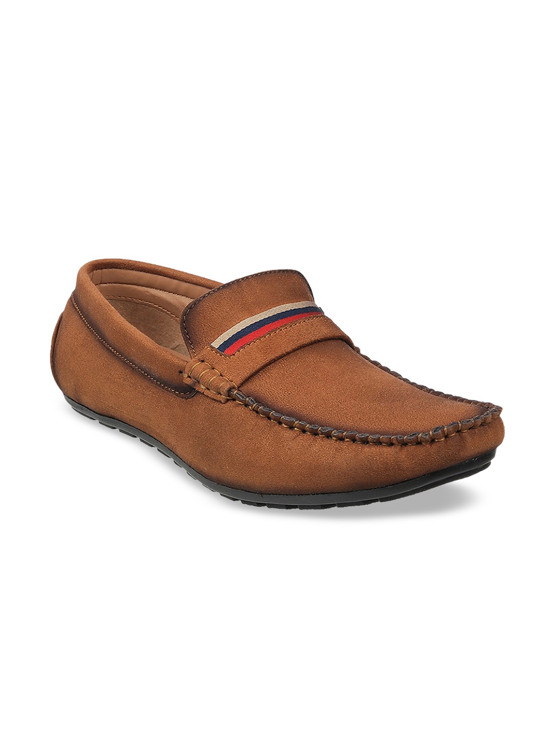 

WALKWAY by Metro Men Comfort Insole Suede Penny Loafers, Tan
