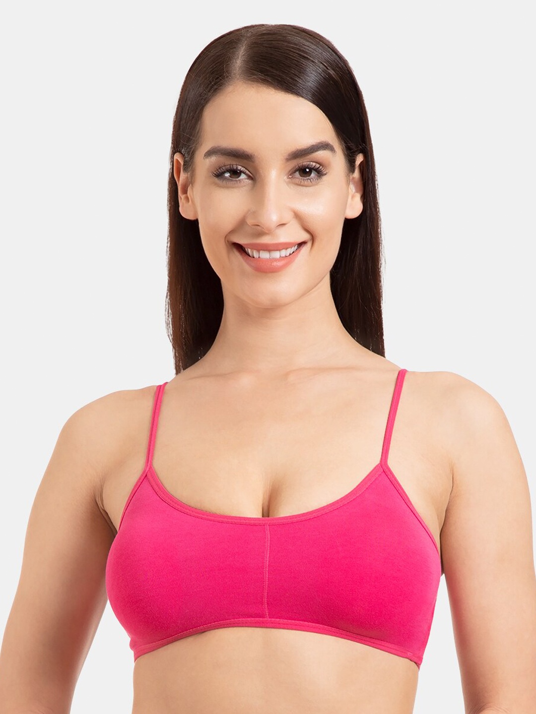 

Tweens Padded Medium Coverage All Day Comfort Cotton Bralette Bra, Pink