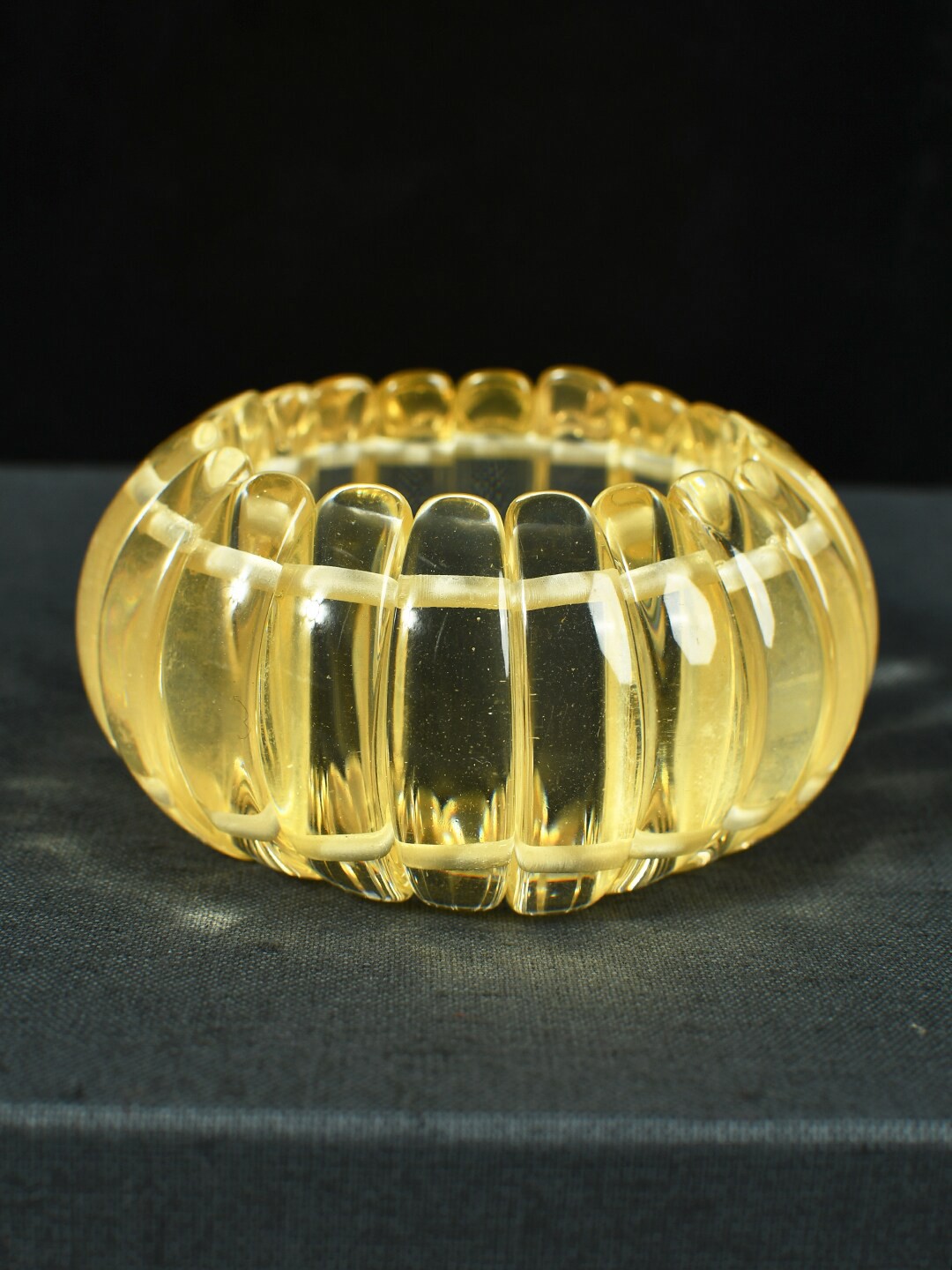 

Bamboo Tree Jewels Women Artificial Beaded Transparent Bracelet