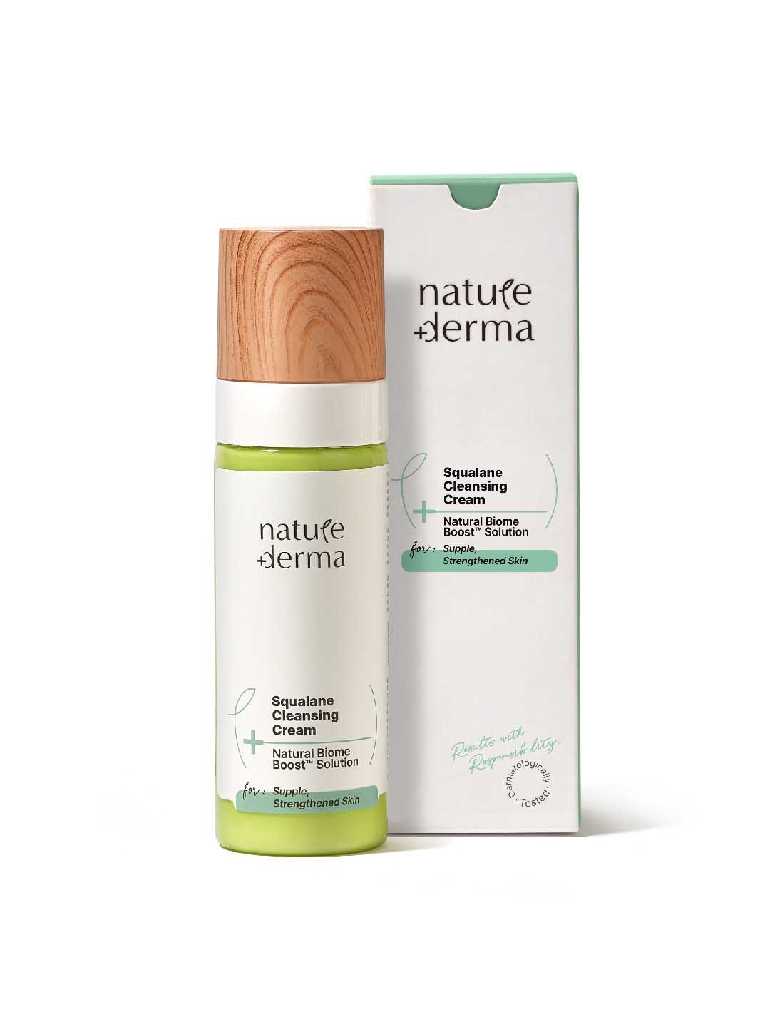 

Nature Derma Natural Biome Boost Solution Squalane Cleansing Cream - 50 ml, Transparent
