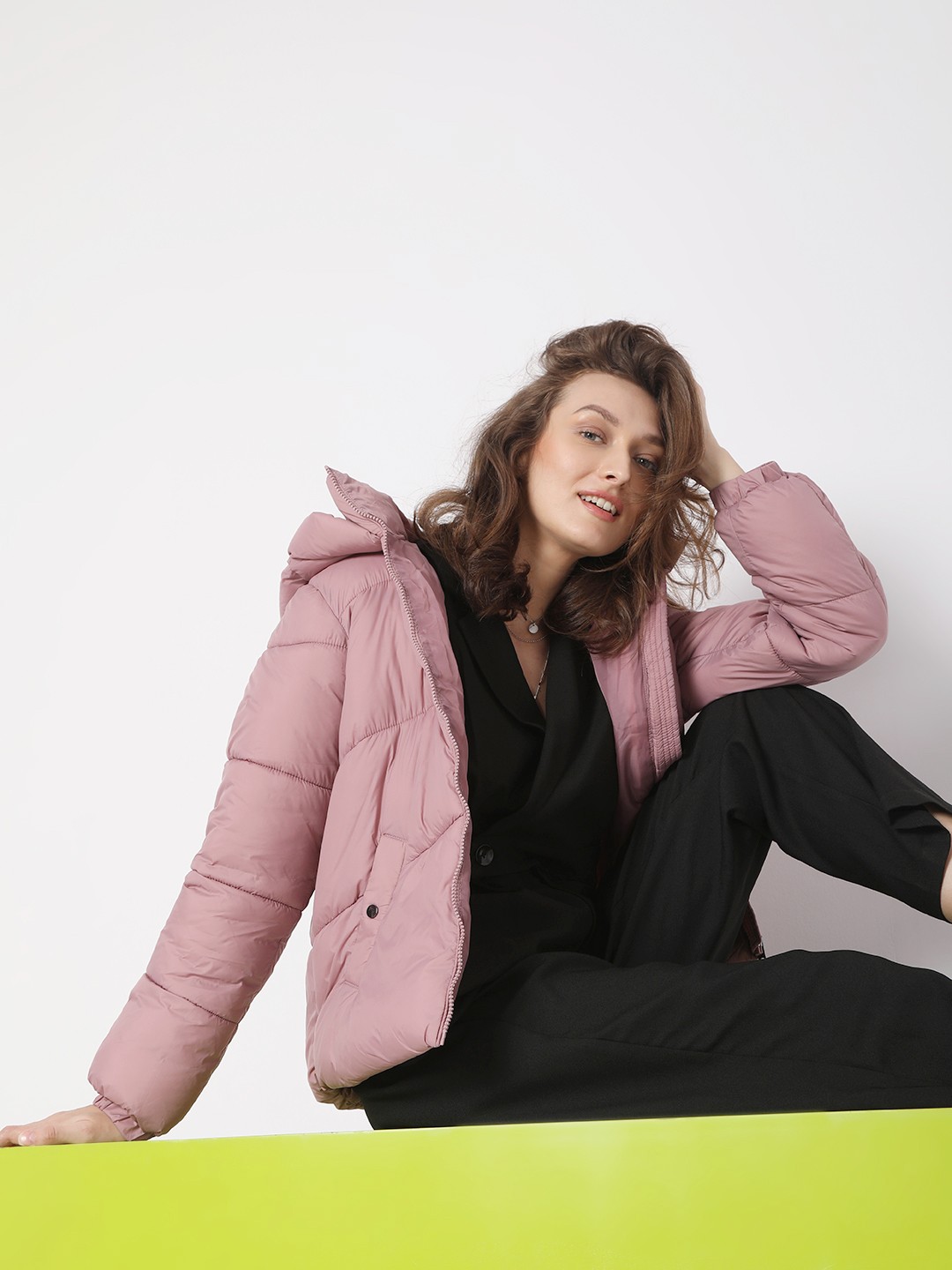 

Vero Moda Hooded Puffer Jacket, Pink