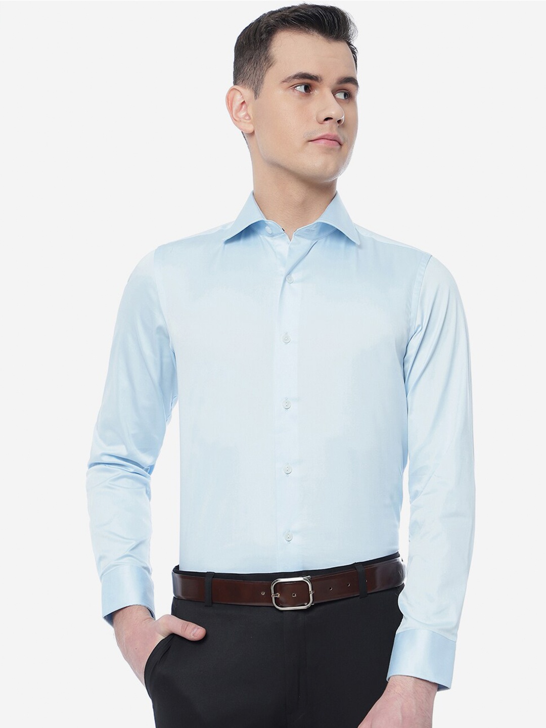 

WYRE Slim Fit Cotton Casual Shirt, Blue