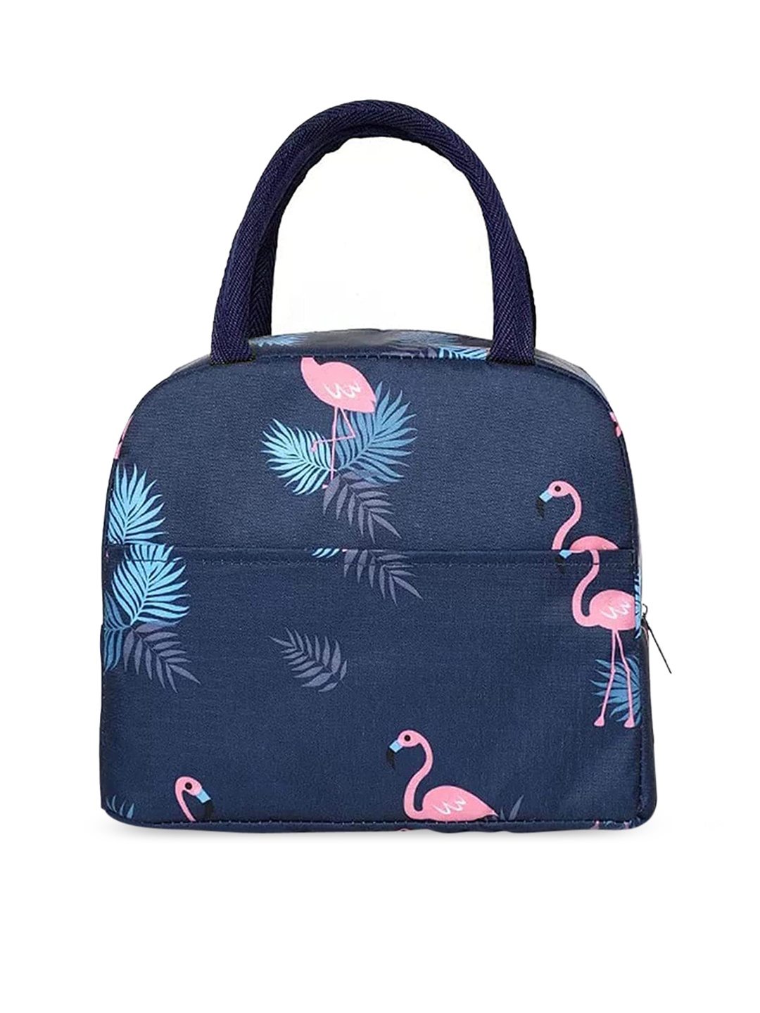 HOUSE OF QUIRK Insulated Thermal Cooler Fabric Lunch Bag, Blue
