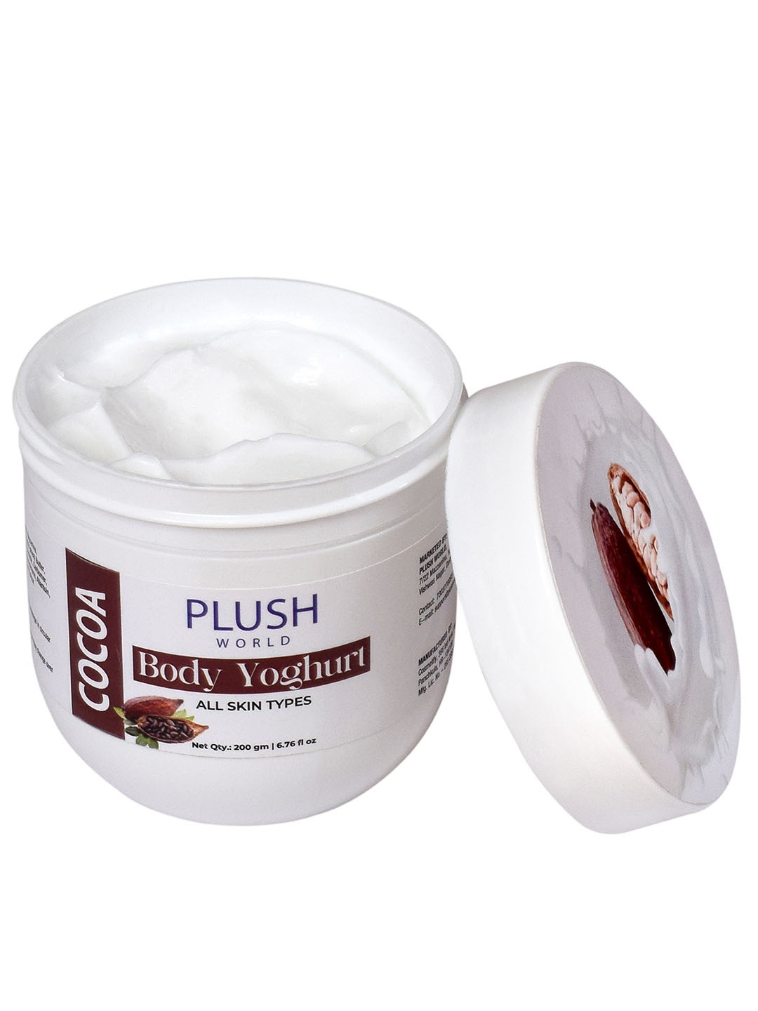 

Plush World Cocoa Body Yogurt - 200 gm, White