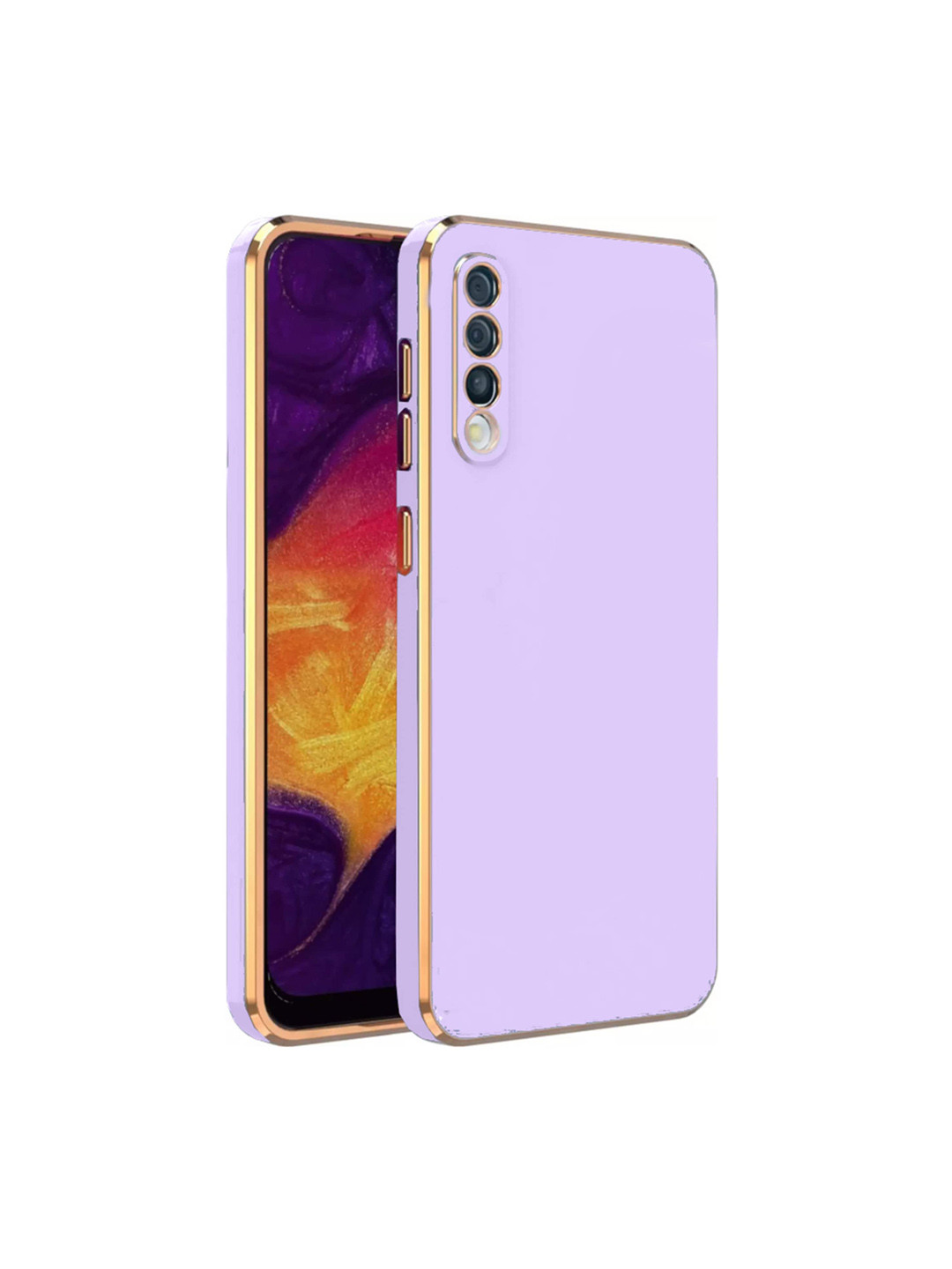 

Karwan Samsung A50 Phone Back Cover, Purple