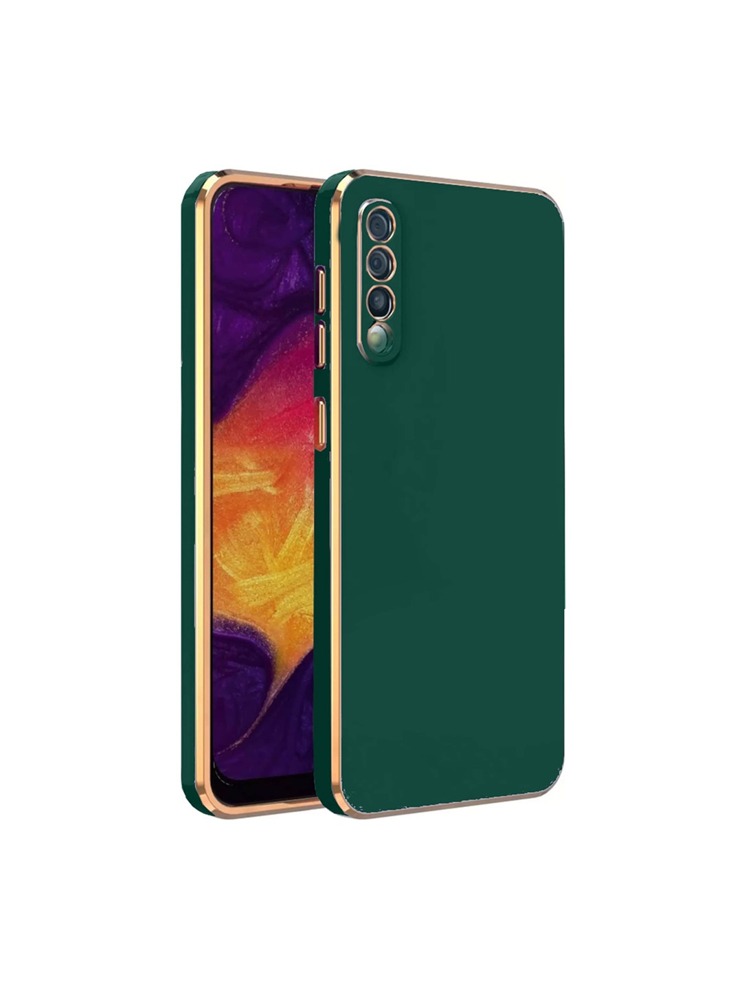 

Karwan Samsung A50 Phone Back Cover, Green