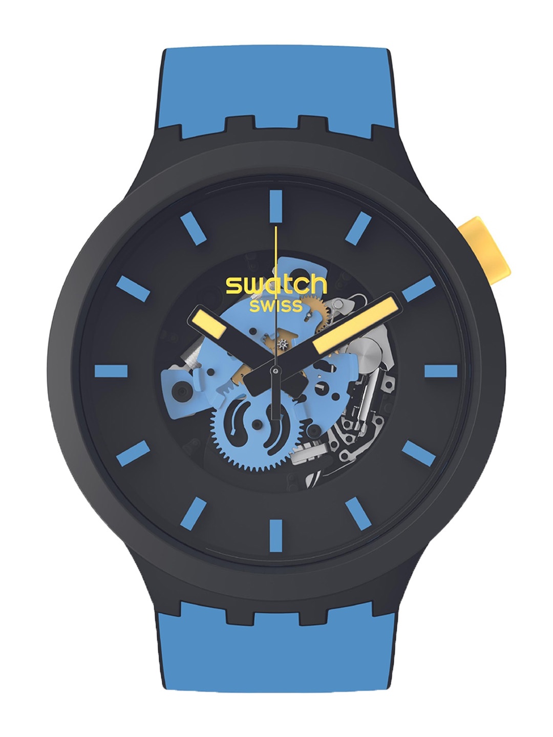 

Swatch Unisex Analogue Watch SB03B108, Black