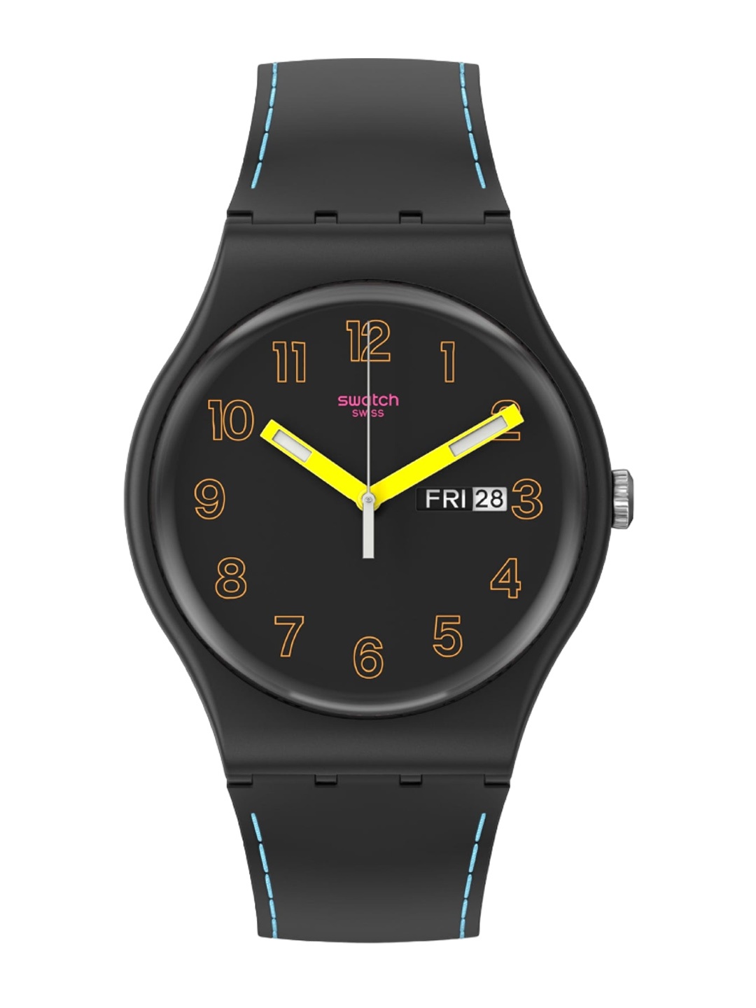 

Swatch Unisex Analogue Watch SO29B707, Black