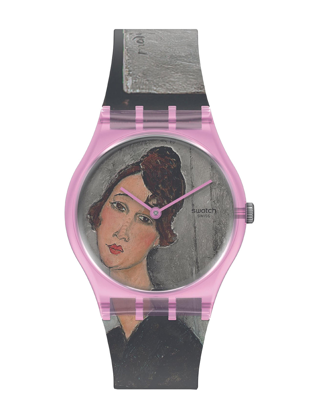 

Swatch Unisex Printed Analogue Watch GZ356, Brown