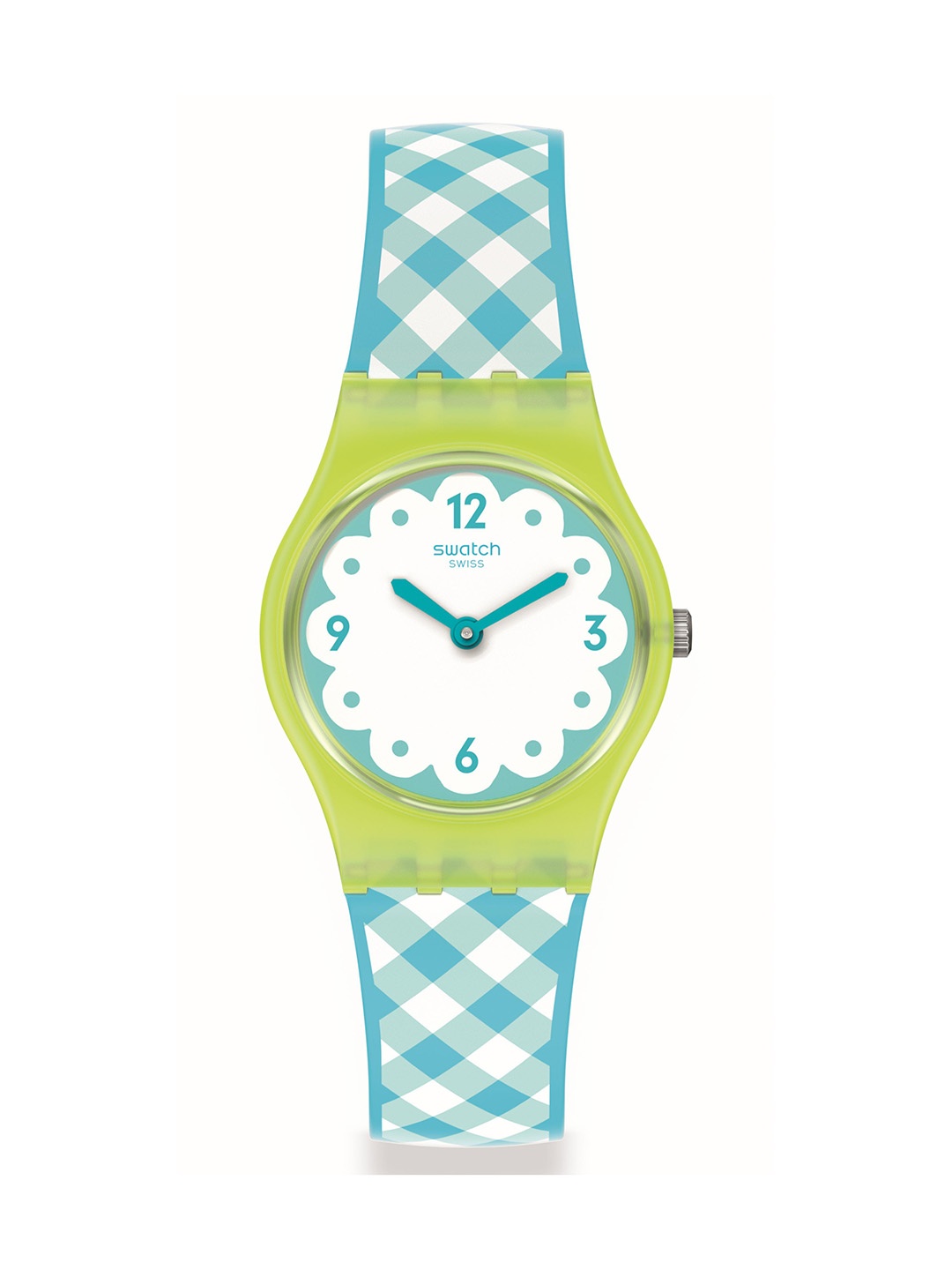 

Swatch Women Printed Dial Analogue Watch LJ112, Yellow