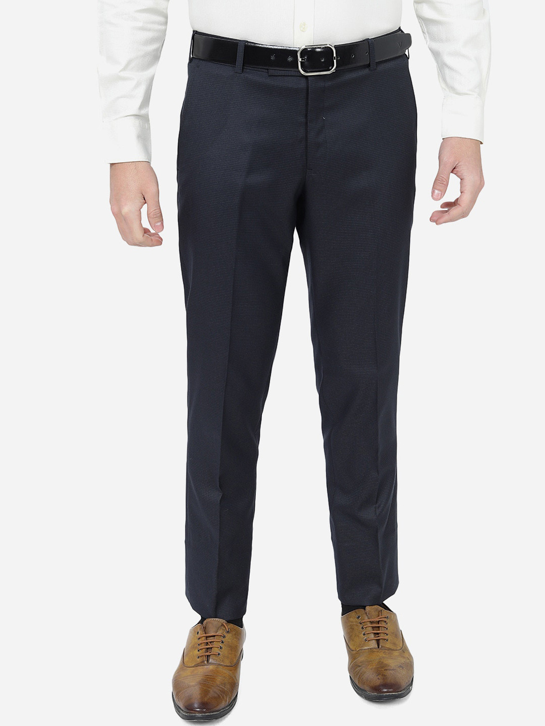 

JADE BLUE Men Slim Fit Formal Trousers