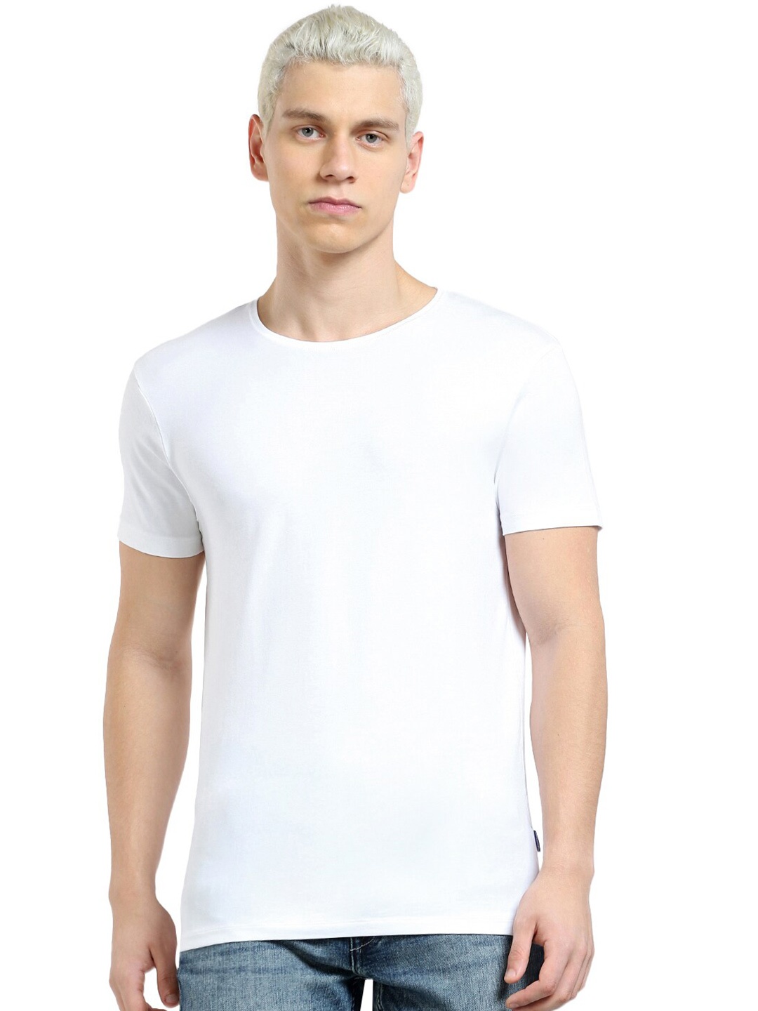 

Jack & Jones Round Neck Slim Fit T-shirt, White