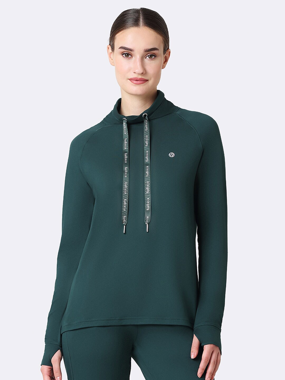 

Van Heusen Athleisure Antibacterial Moisture Wicking Sustainable T-Shirt, Green