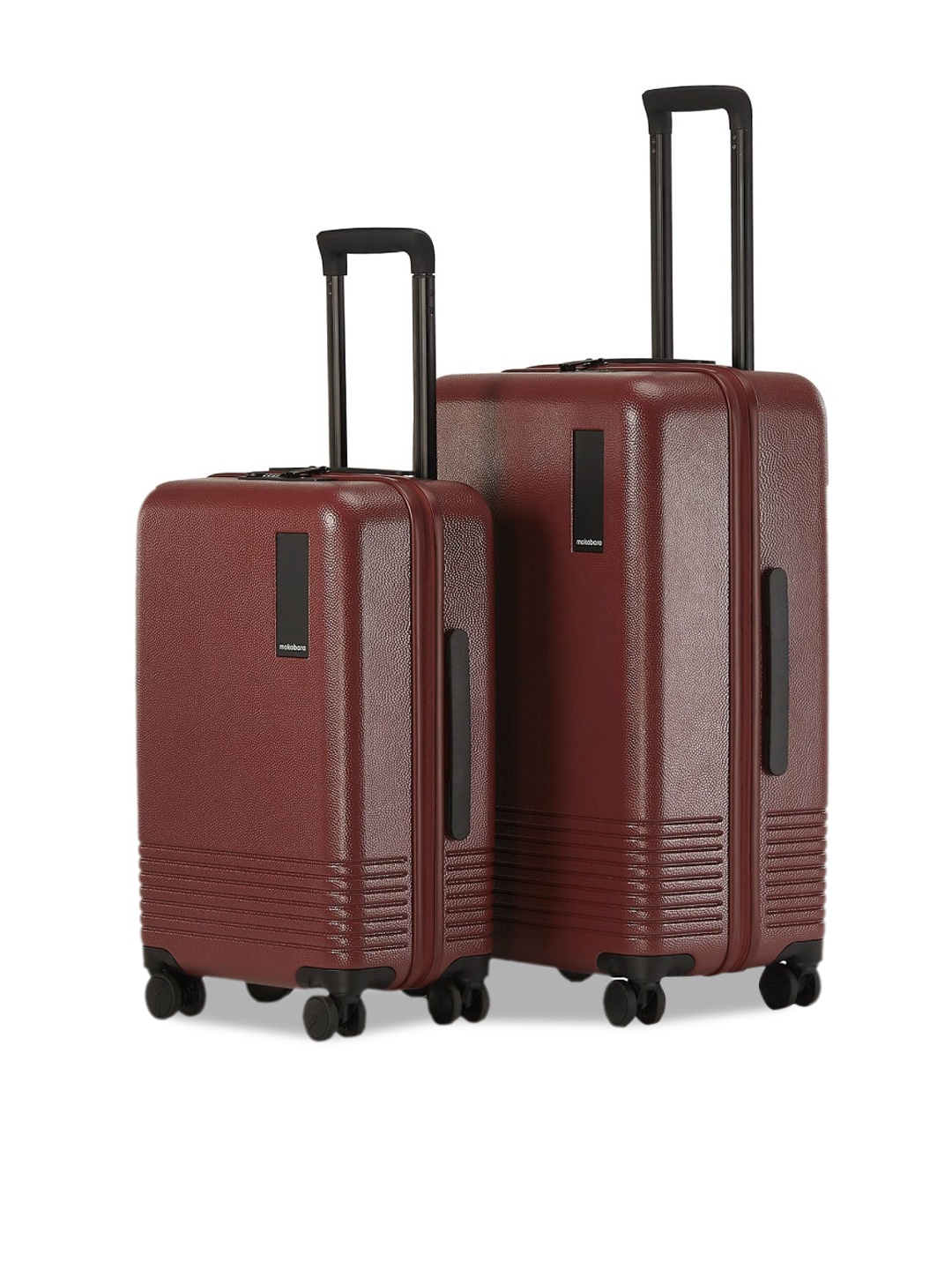 

MOKOBARA Set Of 2 Hard-Sided Trolley Suitcases, Maroon