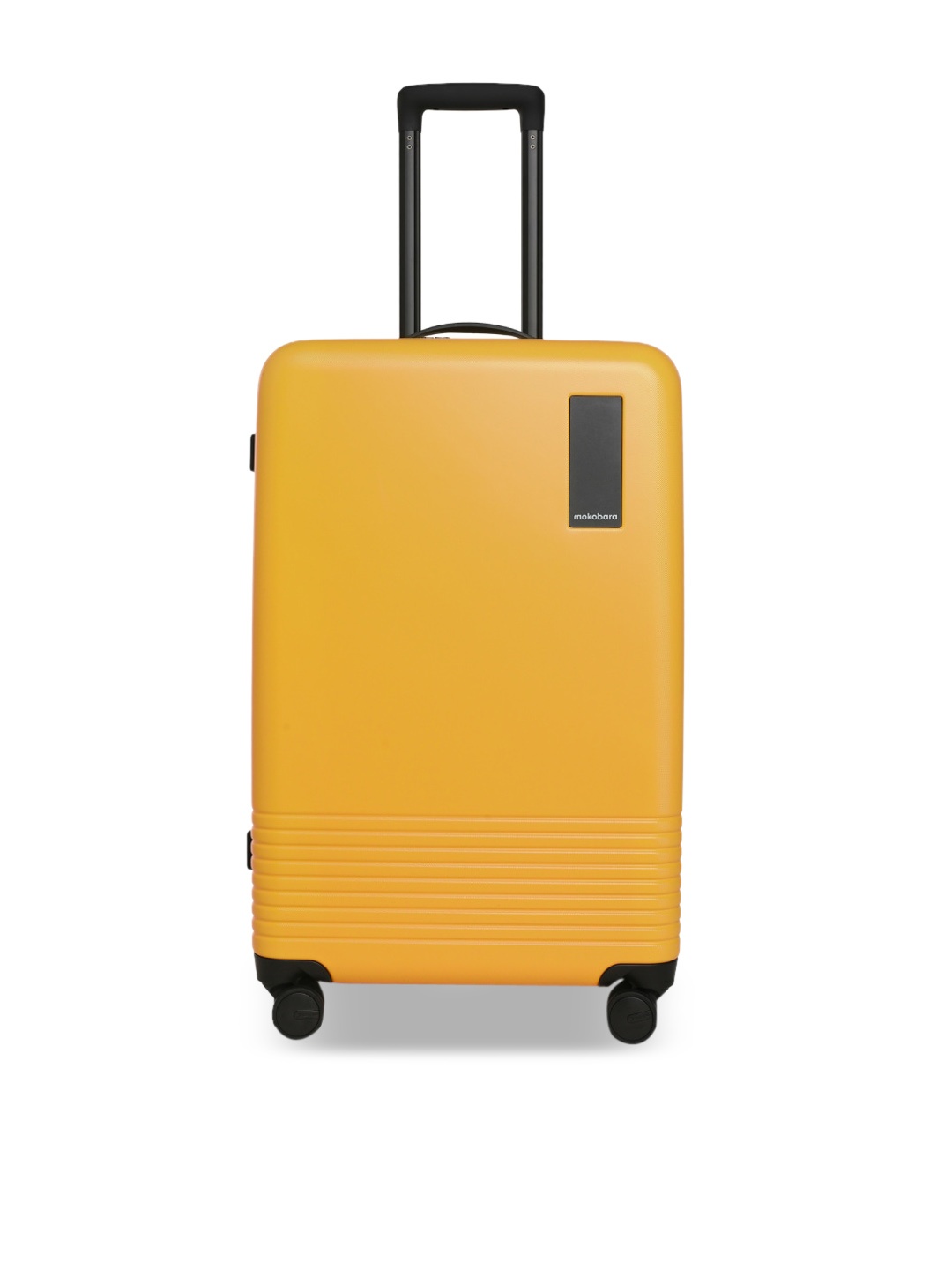 

MOKOBARA Hard-Sided Medium Check-in Luggage Trolley Suitcase, Yellow