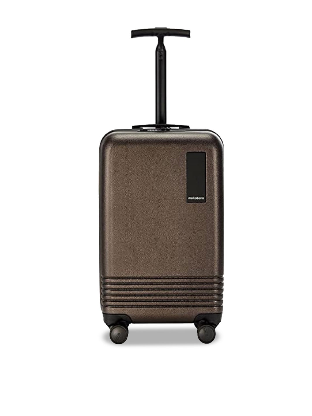 

MOKOBARA Textured Hard-Sided The Float - Cabin Luggage Trolley Suitcase, Brown