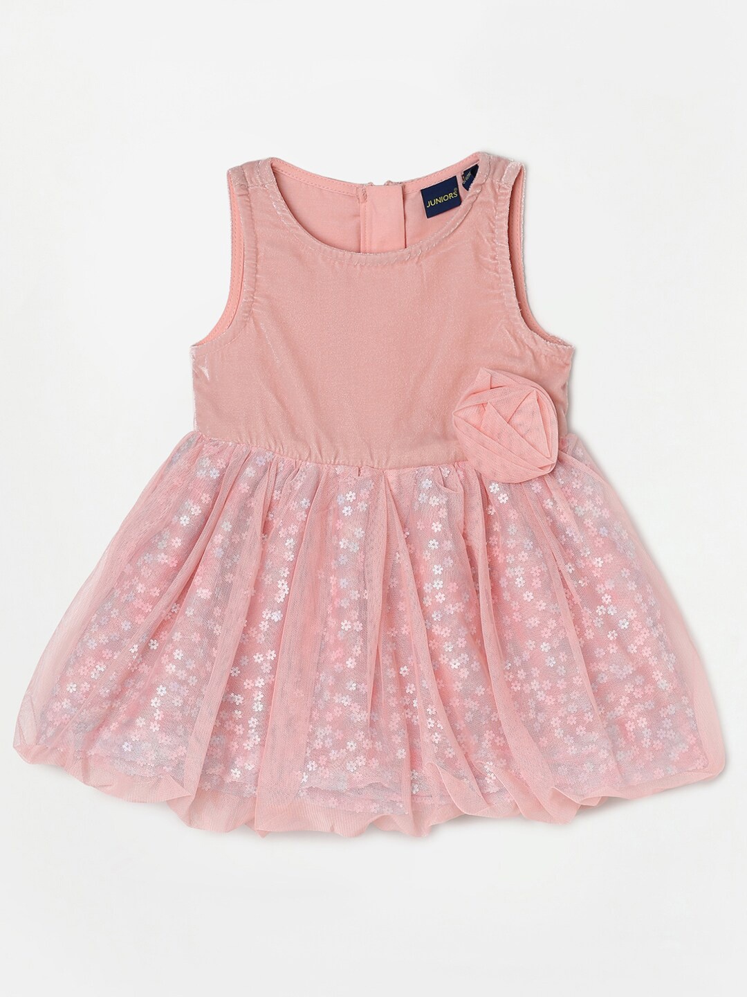 

Juniors by Lifestyle Girls Embellished Fit & Flare Dress, Pink