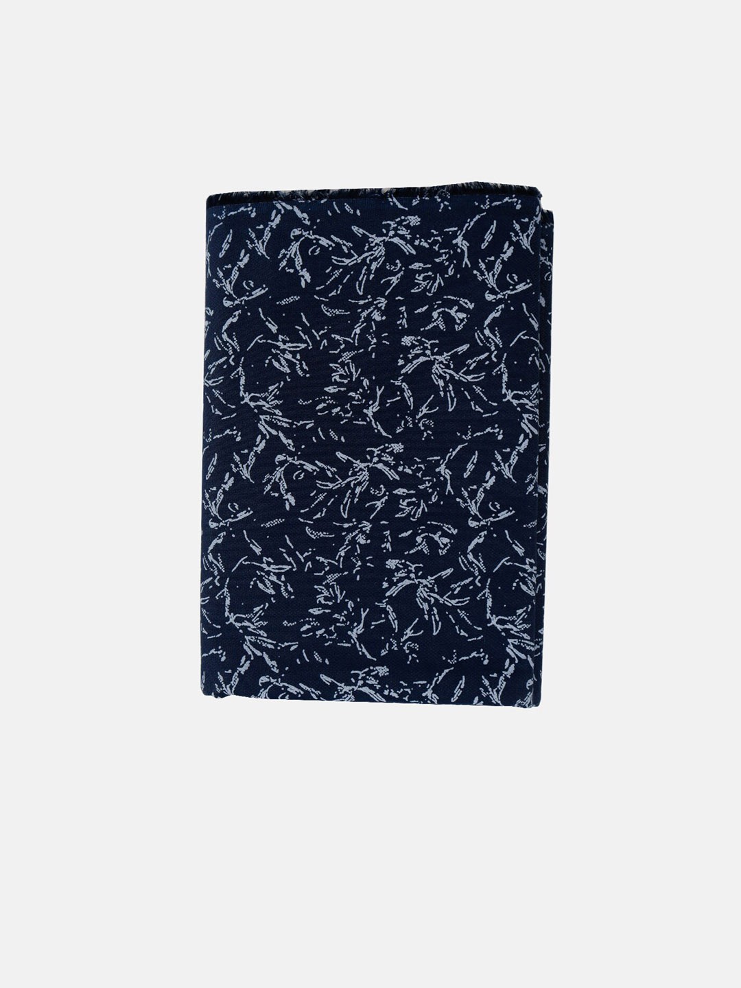 

Ramraj Men Printed Cotton Unstitched Clothing Shirt Fabric, Navy blue