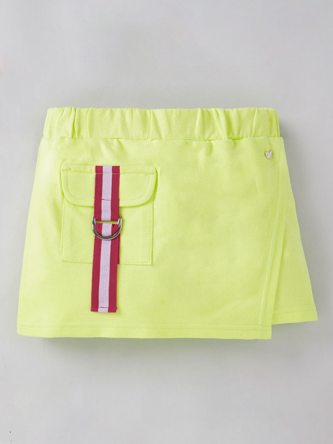 

Ed-a-Mamma Girls Side Tape Detailed Pure Cotton Skorts, Green
