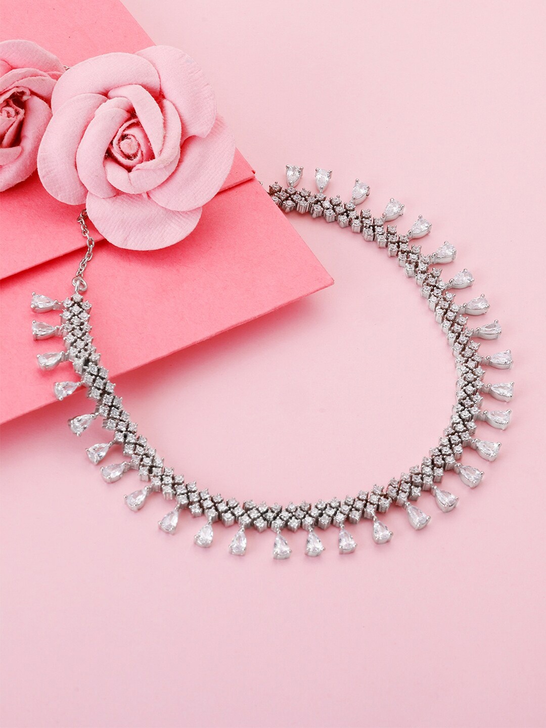 

GIVA Sterling Silver Rhodium-Plated Necklace