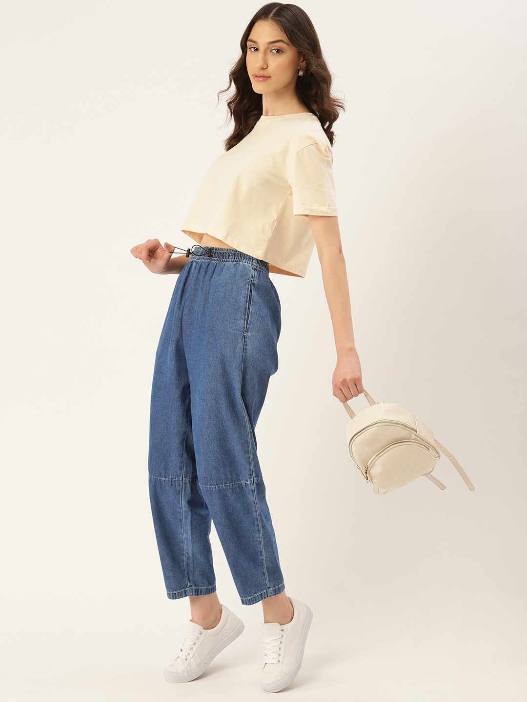 

DressBerry Jogger High-Rise Stretchable Jeans, Blue
