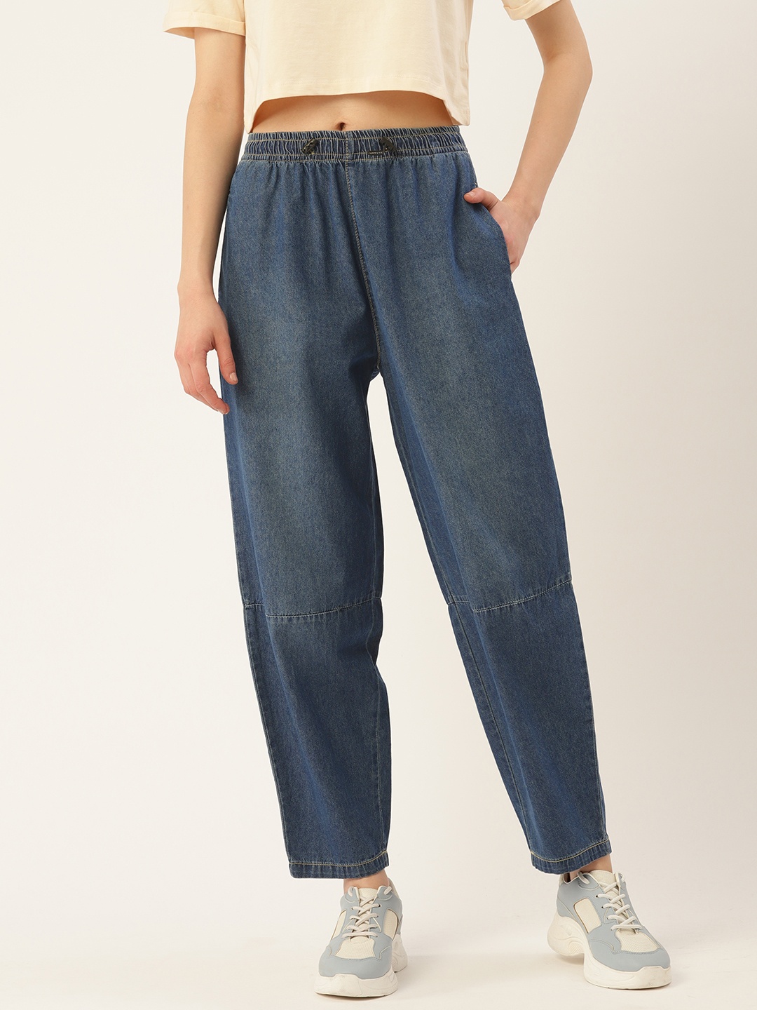 

DressBerry Jogger High-Rise Stretchable Jeans, Blue