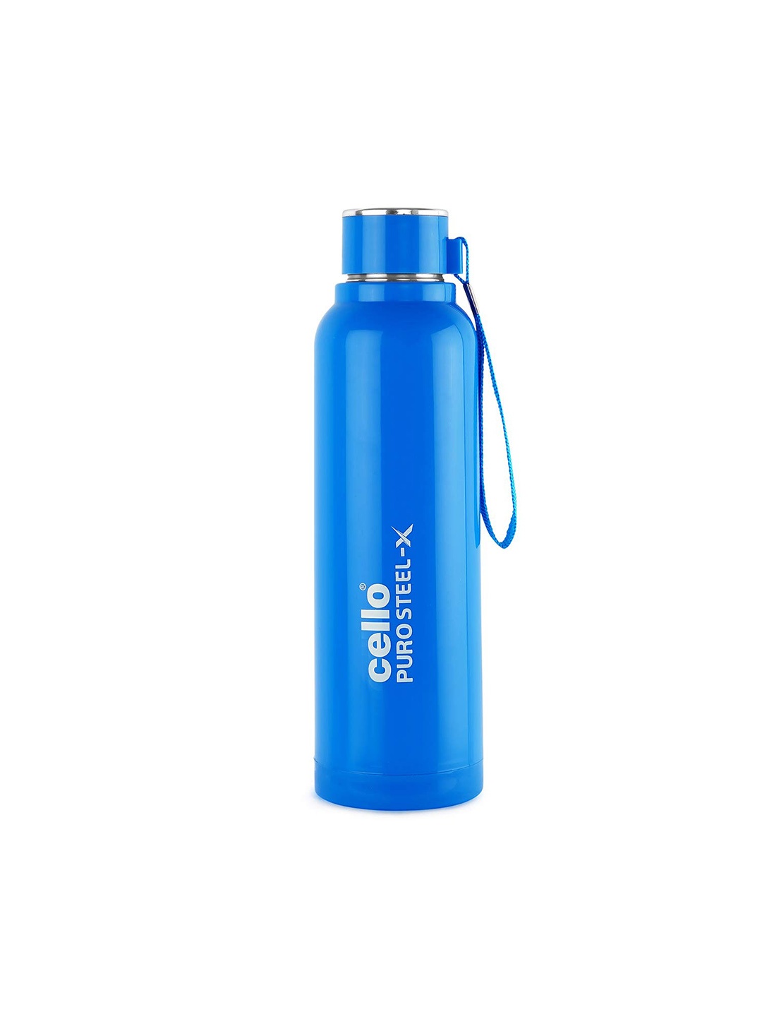 

Cello Puro Steel-X Benz 900 Blue Inner Stainless Steel Water Bottle-730ml