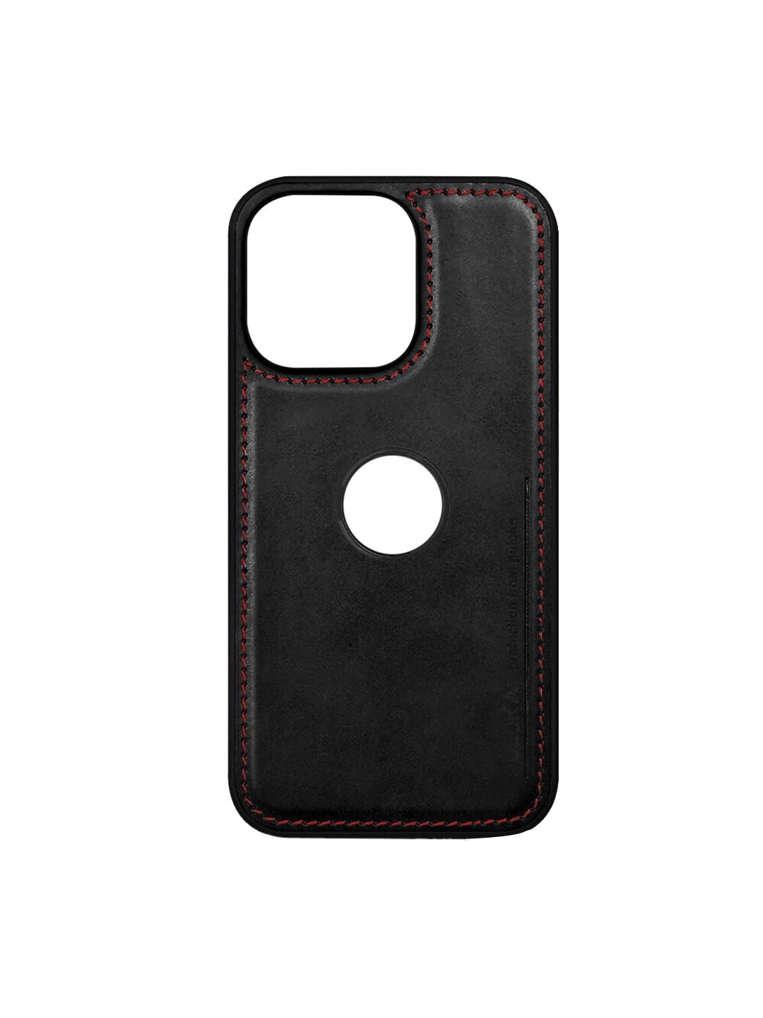 

TREEMODA iPhone 11 Pro Max Phone Leather Back Case, Black