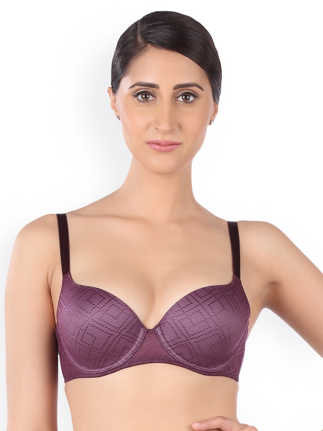 

Triumph Purple Invisible Wired Padded Body Make-up Series T-Shirt Bra 117 7613124340827