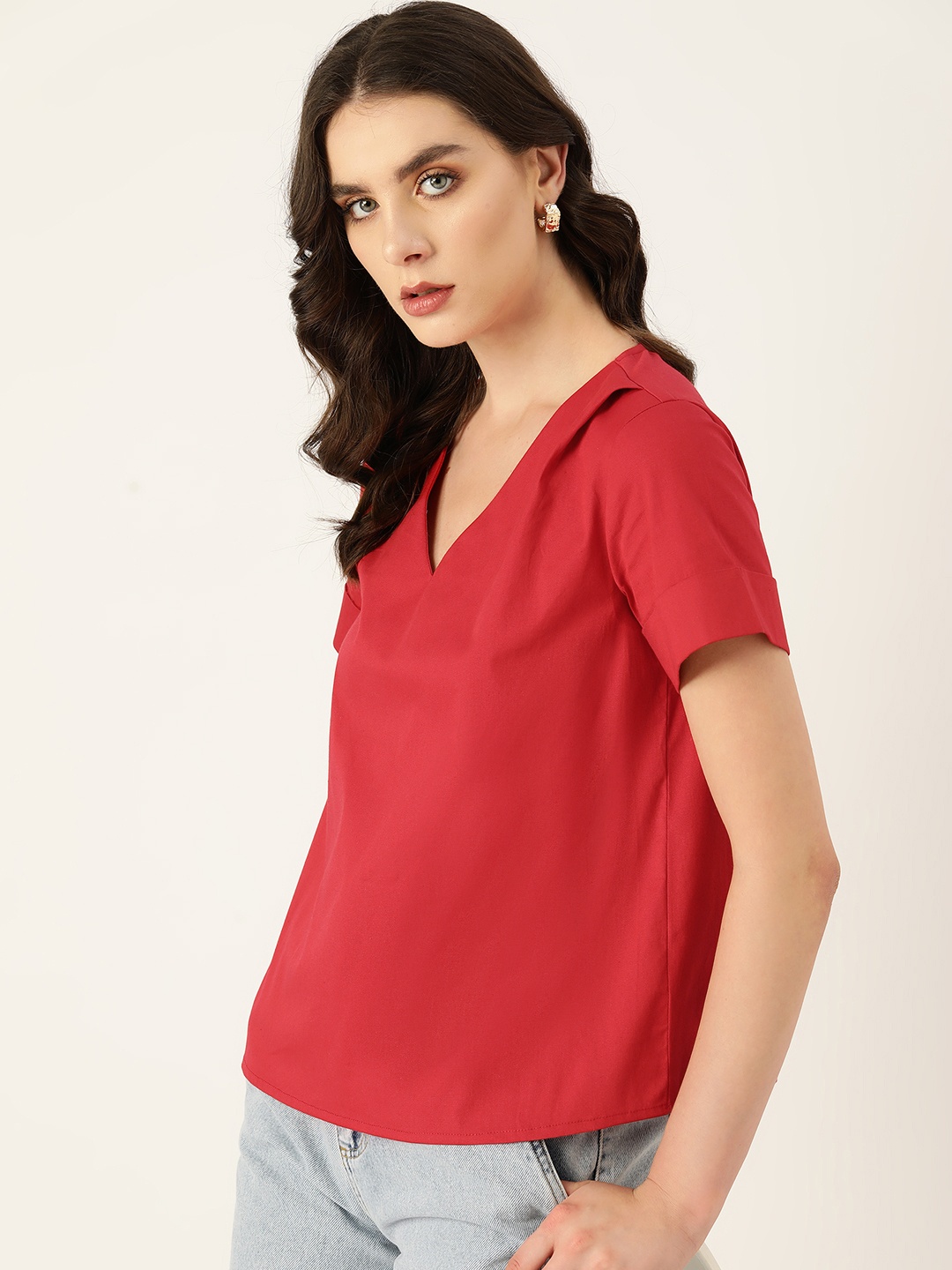 

Kook N Keech Cotton Top, Red