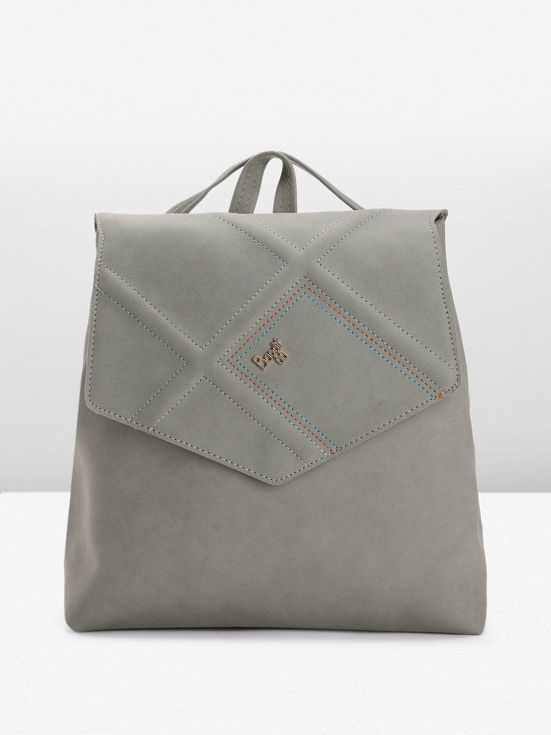 

Baggit Women Solid Backpack, Grey