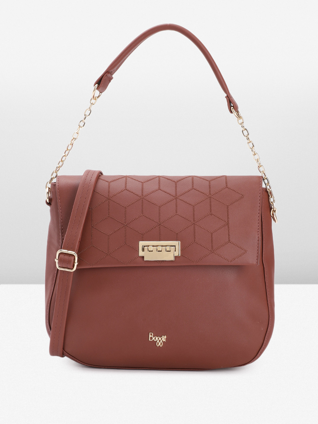 

Baggit Women Saddle Handheld Bag, Brown