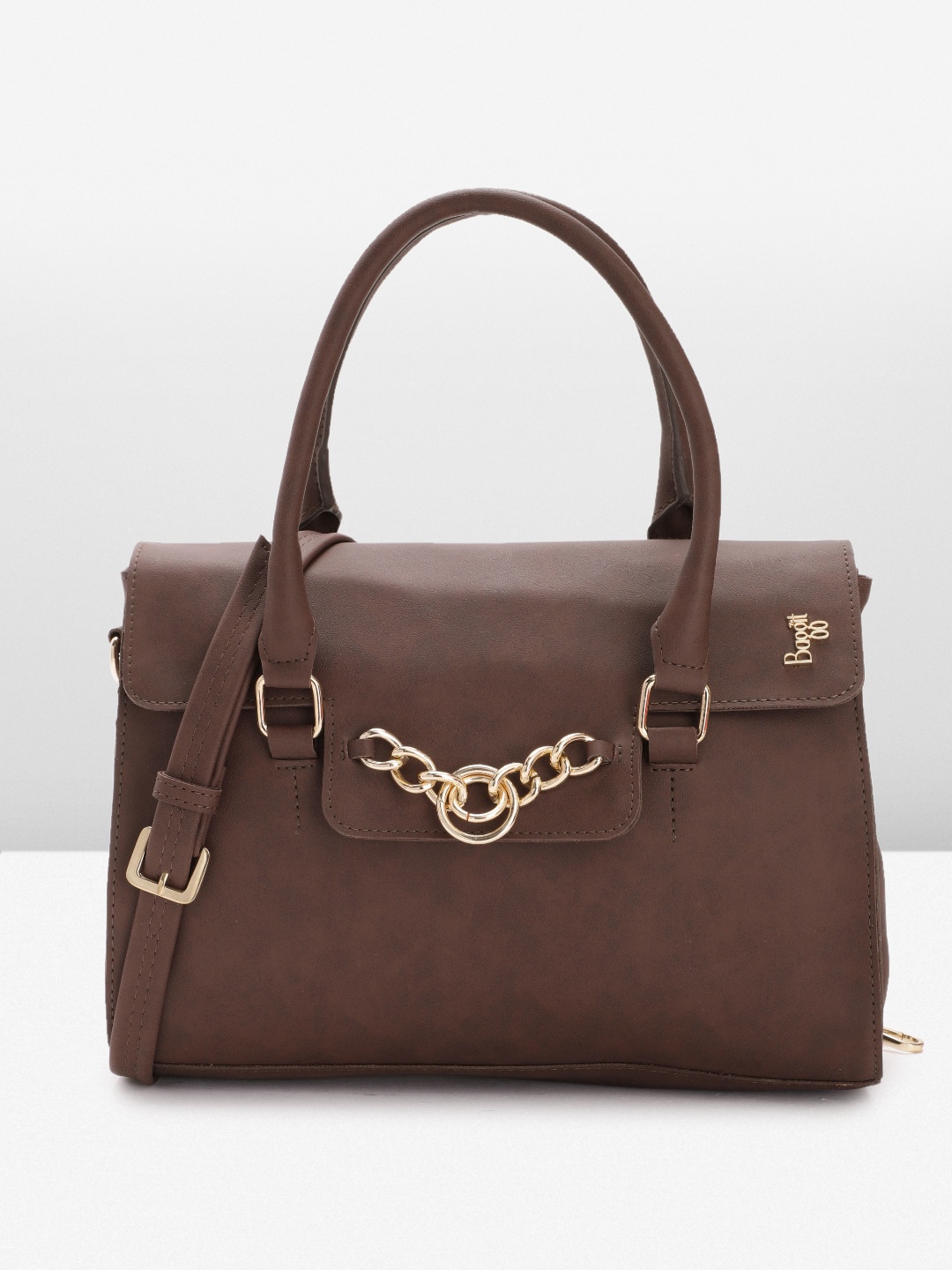 

Baggit Structured Handheld Bag, Brown