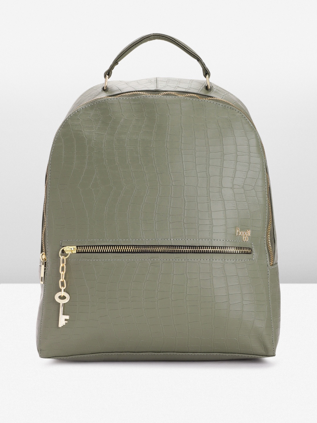 

Baggit Women Textured Backpack, Green